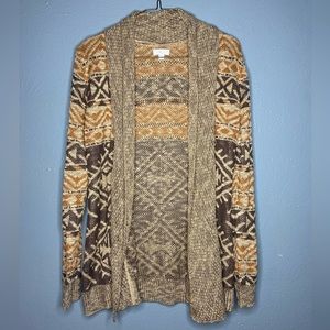 Multi Brown Cardigan